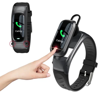 B9 Smart Armbånd Bluetooth Hovedtelefon Besvare Opkald stemmestyring Smart Band-puls, Fitness Tracker Sport Ur IP67 Vandtæt