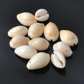 18mm hvid Naturlige Shell Løse Perler til smykker at gøre DIY 50stk TRS0047X