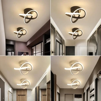 Moderne LED-loftslampe Overflade Monteret Balkon Midtergangen Lampe Hjem Foyer Korridor Kanal Loft Lampe Til Soveværelset, stuen