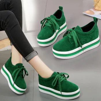 Bolle tyk sko med såler koreanske version af studerende,' casual sko ins kvinders sko Hong Kong style 2021 Walking sko
