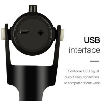 USB Kondensator Mikrofon Sæt støjreduktion Klar Lyd Mikrofon til Gaming Live-Transmission af Musik Indspilning