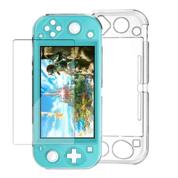 Ultra Slim Klar Krystal Cover Case Til Nintendo Skifte Lite Tilfælde Beskyttende Shell med et Glas Skærm Protektor