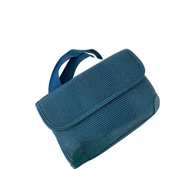 Bag One-Shoulder Enkel Alle-match Små Udenlandsk Gas Firben Mønster Kvadrat Retro, der Kører Bag Brystet Messenger taske Taske
