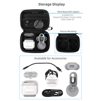 Bærbare Mini-Pose, Kasse opbevaringspose til Insta360 Gå Sport Kamera Beskyttende Rejse kuffert DJA99