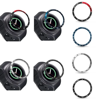 For Gear S2 Sport Aluminium Folie Bezel Beskyttende Sag Smartwatch Beskyttelse Ring Intelligent Bærbar Tilbehør