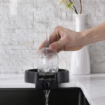 Hane Glas Rinser til Køkken, Håndvask, Køkkenvask Tilbehør, Bar Glas Rinser Og Kande Vask Cup Værktøj