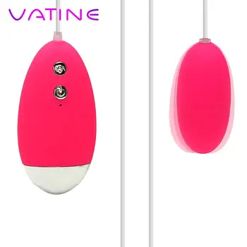 IKOKY Sex legetøj til kvinder, kvindelige AAA-Batteri Vibratorer realistisk Dildo 12 Frekvens Multispeed Vibrerende Æg Voksen Produkt