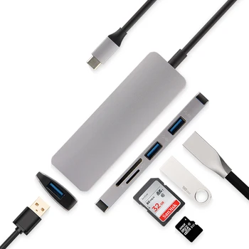 USB-C-dockingstation for Lenovo ideapad D330 D335 converter overførsel mus og tastatur U disk card reader-adapter
