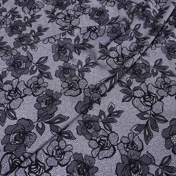 Rose trykt mulberry silke-stretch satin stof 108cm bredde 19 mm high-end-shirt sengetøj tørklæde spandex at sy stof til kjole