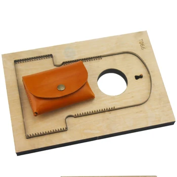 Designer læder håndværk skabelon cutter kortholderen mønt taske kniv skimmel die cutter hånd punch sæt værktøj deri el aletleri