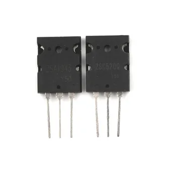 1 Par NYE Transistor-3PL 2SA1943-O/2SC5200-O 2SA1943/2SC5200 A1943/C5200 Engros