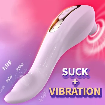 Vagina Sugende Vibrator Klitoris Stimulation Sucker G Spot Multispeed Slikning Brystvorten Massageapparat Dildo Vibrator Sex Legetøj til Kvinder