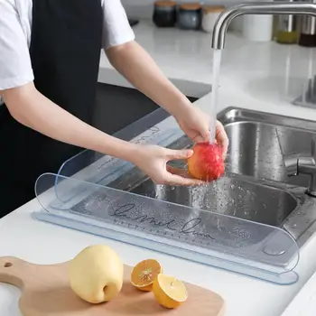 Køkkenvask Vand Baffel Eliminator Splash Blocker Gennemsigtig Splatter Skærmen Opvask Vand, Fender Køkken Tilbehør