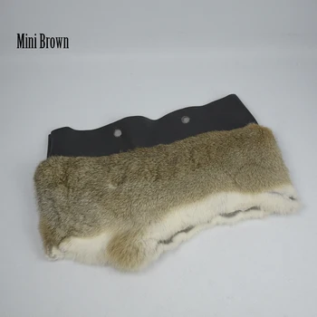 Mode Mini fur Trim Taske Plys Trimmer virkelige ægte kanin pels Dekoration til Mini obag O taske