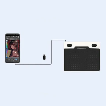 10Moons T503 Ultralet Grafisk Tablet 8192 Niveauer Digital tegneplade Batteri-Gratis Pen-Kompatible og roid Enhed