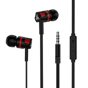 Bluelans T2 Stilfulde 3,5 mm In-ear Stereo Hovedtelefoner Sport Musik Kalder op til Telefon-Headset med Mic-Line Kontrol