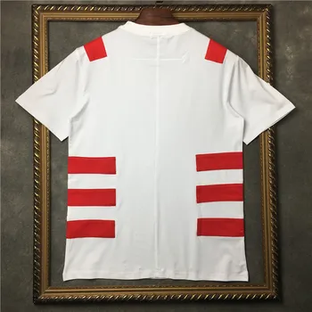 19 Nye unisex Nyhed Syning klud røde striber T-Shirts T-Shirt Hip Hop Skateboard Street Bomuld T-Shirts, Tee Top kenye #F46