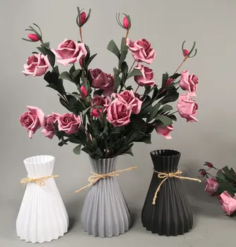 Nye anti-keramiske håndværk rattan i Europæisk stil, talje hjem dekoration vase
