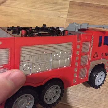 Boy Stor Inerti Engineering Køretøj, Der Passer Til Gravemaskine Brandbekæmpelse Kran Multifunktionelt Legetøj, Kids Fødselsdagsgave
