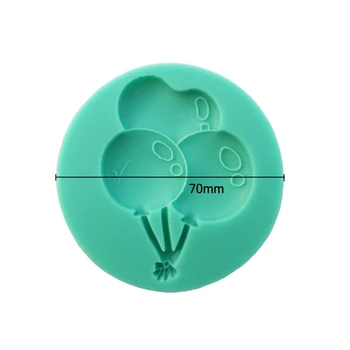Engros 10 Stk/masse 3D Silikone Ballon Form Fondant Kage, Chokolade, Slik Jello Udsmykning Skimmel Værktøjer