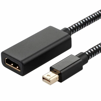 Mini Display Port Til HDMI Adapter (2 stk),4K-60Hz Mini DP MDP Male Til HDMI-2.0 Kvindelige Konverter,til Thunderbolt 2