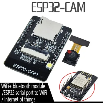 Esp32-Cam Esp-32S Wifi Modul Esp32 Seriel At Wifi Esp32 Cam Development Board, 5V Bluetooth Med Ov2640 Kamera Modul
