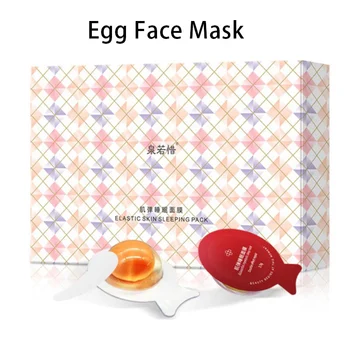 3,5 G * 5Pcs Sove Maske, Dybt Fugtgivende Hydrating Faldende Porer Lysning af Huden Tone No-Clean Æg Maske Ansigt hudpleje