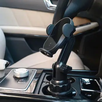 Universal Bil Qi 15W Trådløse Hurtig Oplader Cup Mobiltelefon Holder Mount Automatisk Infrarød Smart Sensor Fastspænding Mount Stå