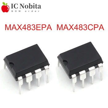 10STK MAX483EPA MAX483CPA MAX483 Low-Power Driver Transceiver DIP-8-IC Chip Ny