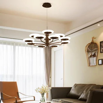 Moderne led-lys e27 pendel hængende lys pendel lampe belysning lys soveværelse hængende lampe stue vedhæng lys