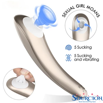 SourcionC klitoris stimulator suge sex legetøj til kvinder oralsex tungen brystvorten klitoris vibrator klitoris sucker for par seksuel