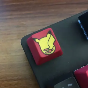 ESC-Tasten Pikachu Keycap OEM R4 Meget Gennemsigtige Animationsfilm Keycap Cross-Aksen Mekanisk Tastatur Keycap for Cherry MX-Skifte