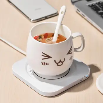 Kaffebæger Varmere USB-Opvarmet Pad Intelligent El-Varme Kontor Apparater Plade til Kontor Brug