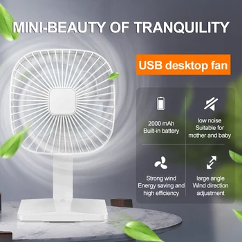 Mini Fan Bærbare for Fan Håndholdte USB-genopladelige desktop-fan Apparater Desktop Luft Køler Udendørs Rejser hånd fan