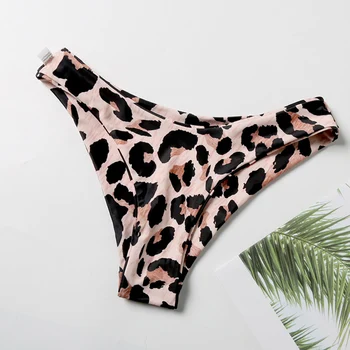 2020 Nye Leopard Mønster Kvinder Sommer Bikini Sæt Swimwear Badebukser, Badedragt Bikini Sæt Badetøj Høj Kvalitet