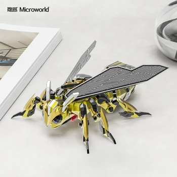 Microworld 3D Metal Puslespil Hornet Model kits DIY-Laser Cut Samle Puslespil Toy Desktop dekoration GAVE Til Børn