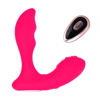 68UD 12 Frekvens Plug Vibrator Prostata Massager Fjernbetjening Stimulator Voksen Sex Legetøj til Mænd