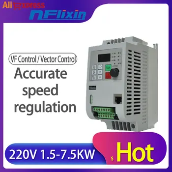 220v 4,0 kw/5,5 KW/7.5 KW VFD Variabel Frekvens Kørsel VFD /1HP Inverter eller 3HP Input 3HP Output frekvens inverter
