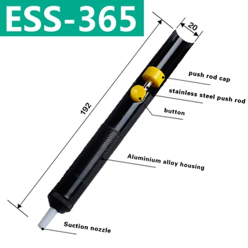 ESS-365 Lodde Suge Tin Suckers Desoldering Pistol loddekolbe Pen håndværktøj Desoldering Pumpe
