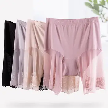 Kvinder med Høj Talje Shorts Under Nederdel Sexy Lace Anti Damer Store Shorts Bukser Størrelse Låret Sikkerhed Gnidning, Undertøj, Bukser Sikker N1O0
