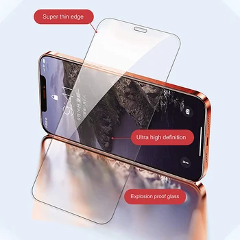 Beskyttende Glas på iPhone 11 12 Mini Pro Max antal screen protector Hærdet glas Til iPhone 6 S 7 8 Plus X XR XS Antal Glas