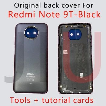 Den oprindelige Xiaomi Redmi Bemærk 9T 5G batteridækslet Panelet Bag Døren Boliger Tilfælde Note9T Batteri-Dækslet med side nøgle