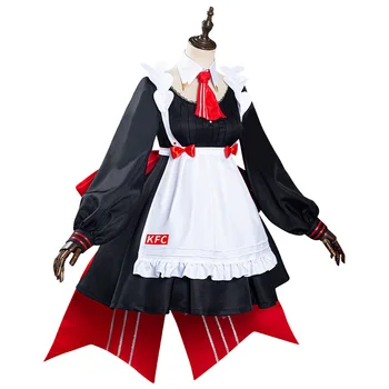 Anime Genshin Indvirkning Noelle Cosplay Kostume Kvinde Stuepige Kjole Halloween, Karneval, Der Passer