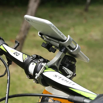 360 Graders Roterbar Cykel Mobiltelefon Holder Til Cykel Telefon Support Motocycle Metal Telefonen Stå Mountainbike Styret