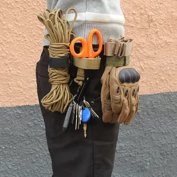 Multifunktionelle Lås Holdbar Molle Nøglen Taktiske nøglering Handske, Krog, Bjergigning Reb, Bælte Spænde Drejelig hot salg
