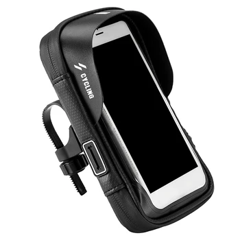 Vandtæt Cykel Taske, Mobiltelefon Mount Taske til 6.0 Tommer iPhone Samsung Telefon Montere MTB Cykling Håndtag Tasker