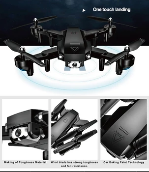 2021 Nyheder Drone erhverv 4k HD-Vidvinkel Kamera, 1080P WiFi fpv Drone Dual Camera Højde Holde Droner Kamera Helikopter Legetøj