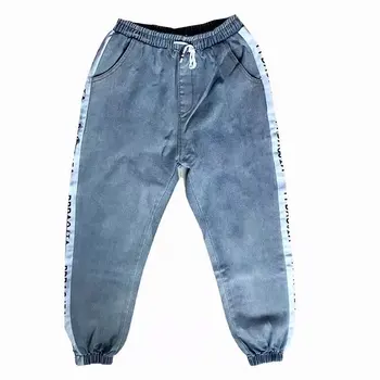 Høj kvalitet 2021 forår sommer Casual vask Vintage hip hop studerende teenagere tynde jeans mænd løs harem bukser mandlige