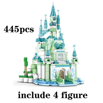 2021 Nye Disney Snow Princess Mini Slot Model byggesten Samlet Legetøj, som Børn har Fødselsdag Gaver Drenge og Piger
