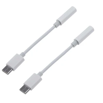 Type C 3.5 Jack Øretelefon Audio-Aux-Kabel Til Xiaomi Huawei USB-3,5 mm Hovedtelefoner, Adapter Til Type K Smartphones Hot